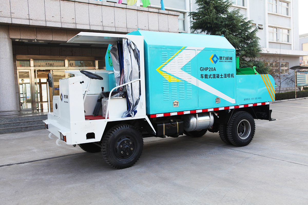 車(chē)載濕噴機產(chǎn)品優(yōu)勢及噴射材料
